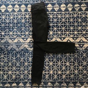 Gap black high rise skinny jeans